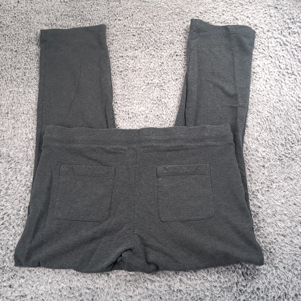 LL Bean Sweatpants women Large Gray Lounge Athleisure Lounge Fleece Casual